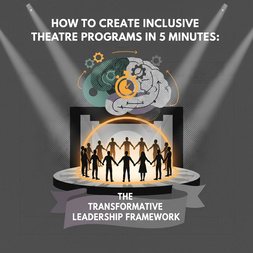 How to Create Inclusive Theatre Programs in 5 Minutes: The Transformative Leadership Framework
