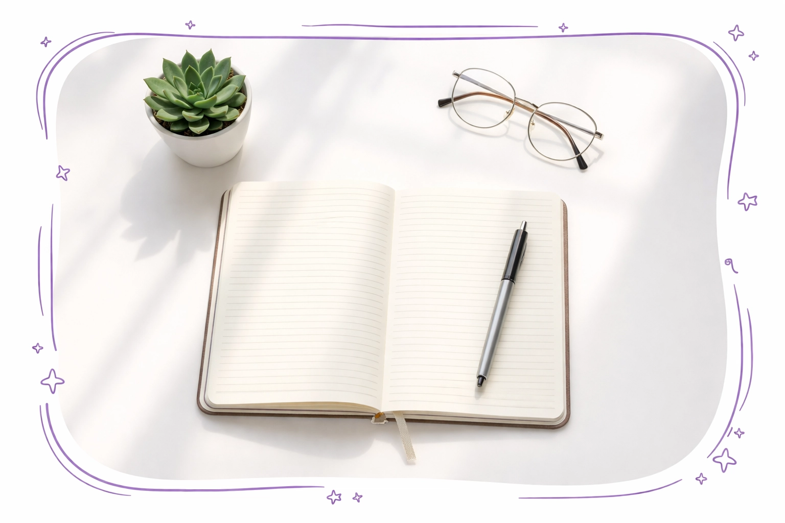 Open notebook and pen on a tidy desk symbolize clarity and organized planning for real estate choices Open notebook and pen on a tidy desk symbolize clarity and organized planning for real estate choices