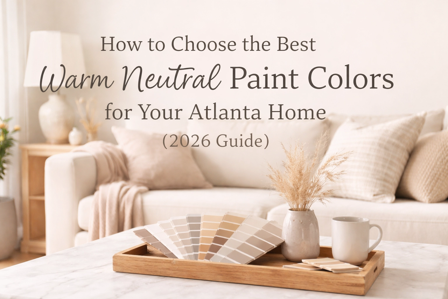[HERO] How to Choose the Best Warm Neutral Paint Colors for Your Atlanta Home (2026 Guide)