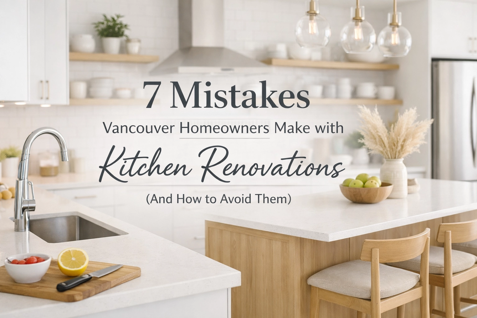 [HERO] 7 Mistakes Vancouver Homeowners Make with Kitchen Renovations (And How to Avoid Them)