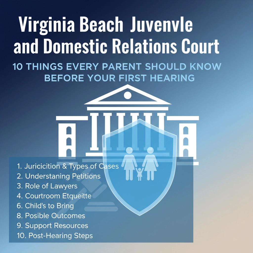 Virginia Beach Juvenile and Domestic Relations Court: 10 Things Every Parent Should Know Before Your First Hearing