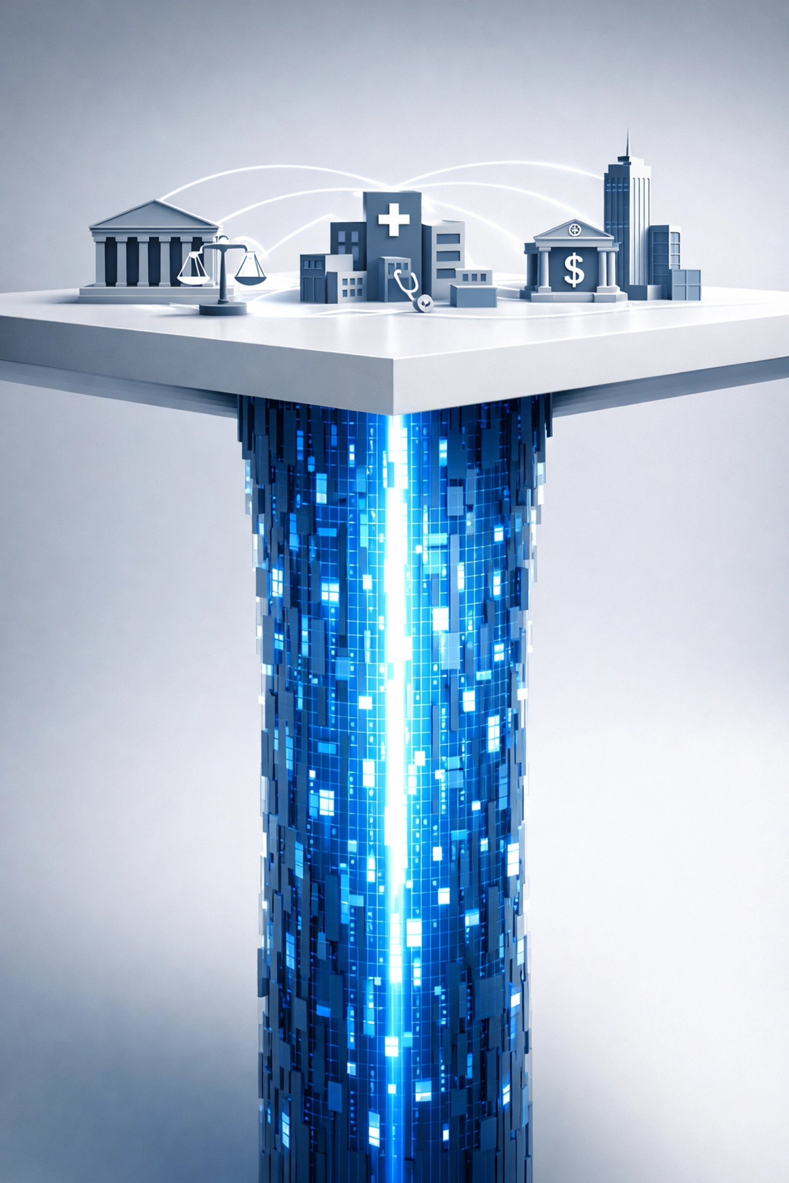 Digital technical backbone supporting custom-built automation for legal, healthcare, and finance industries.