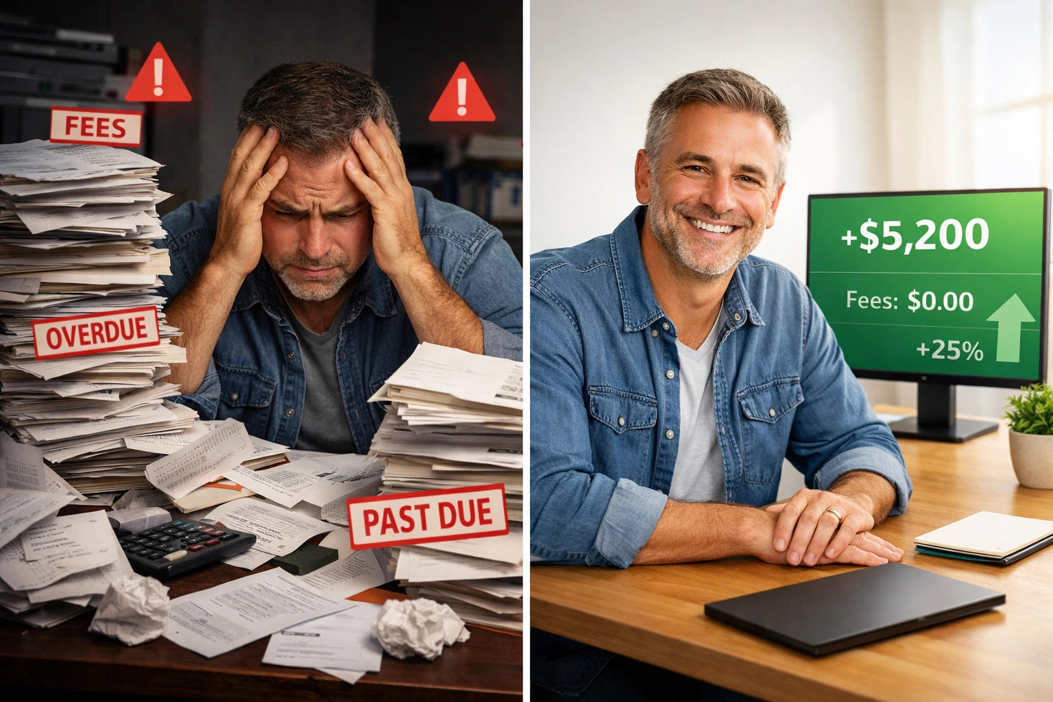 Merchant cost savings comparison before and after switching to Larecoin