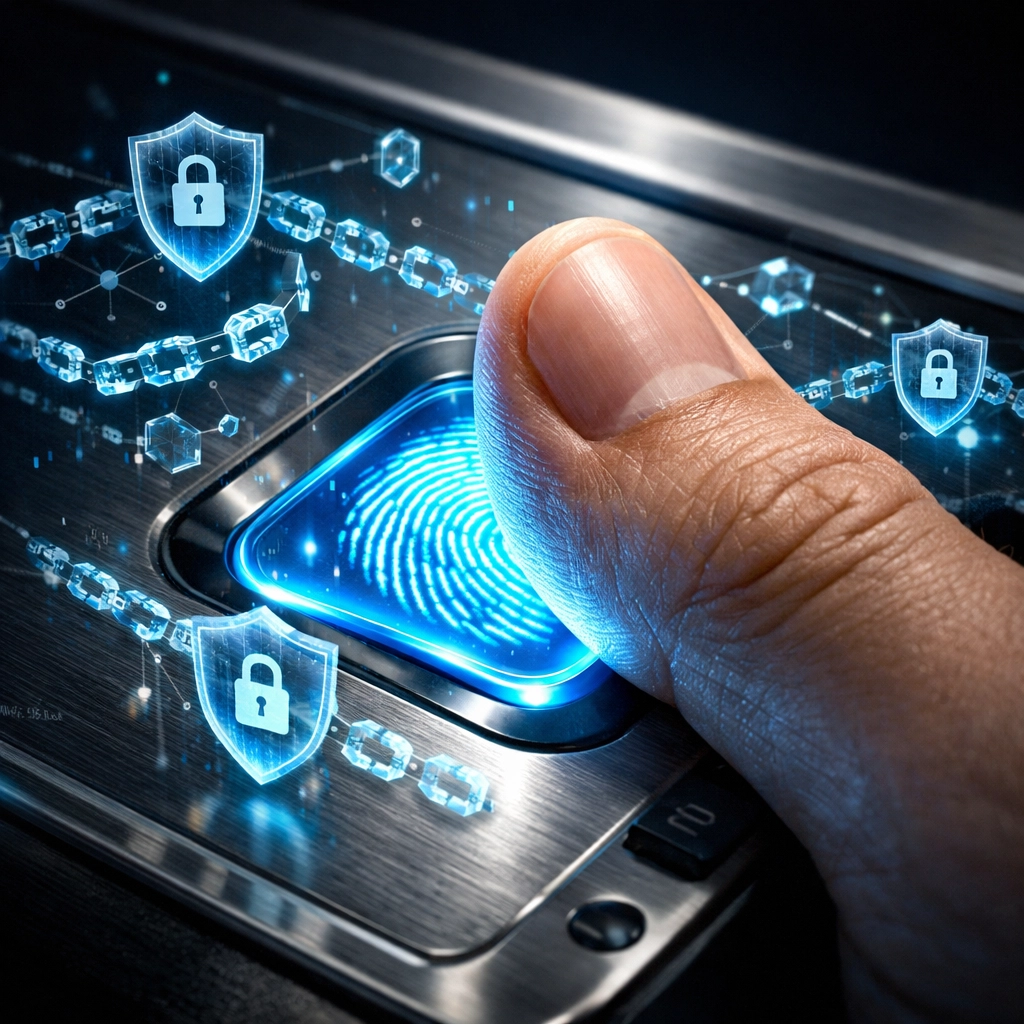 Advanced biometric security and data protection for secure online high-yield savings and fintech platforms.