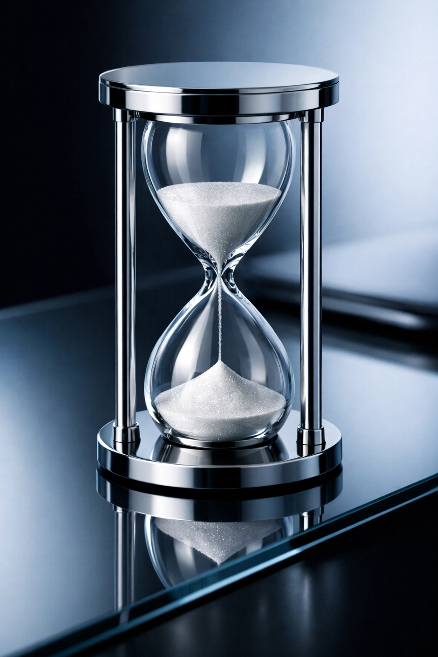 Metallic desk clock symbolizing the strategic window and timing to sell an Alabama business in 2026.