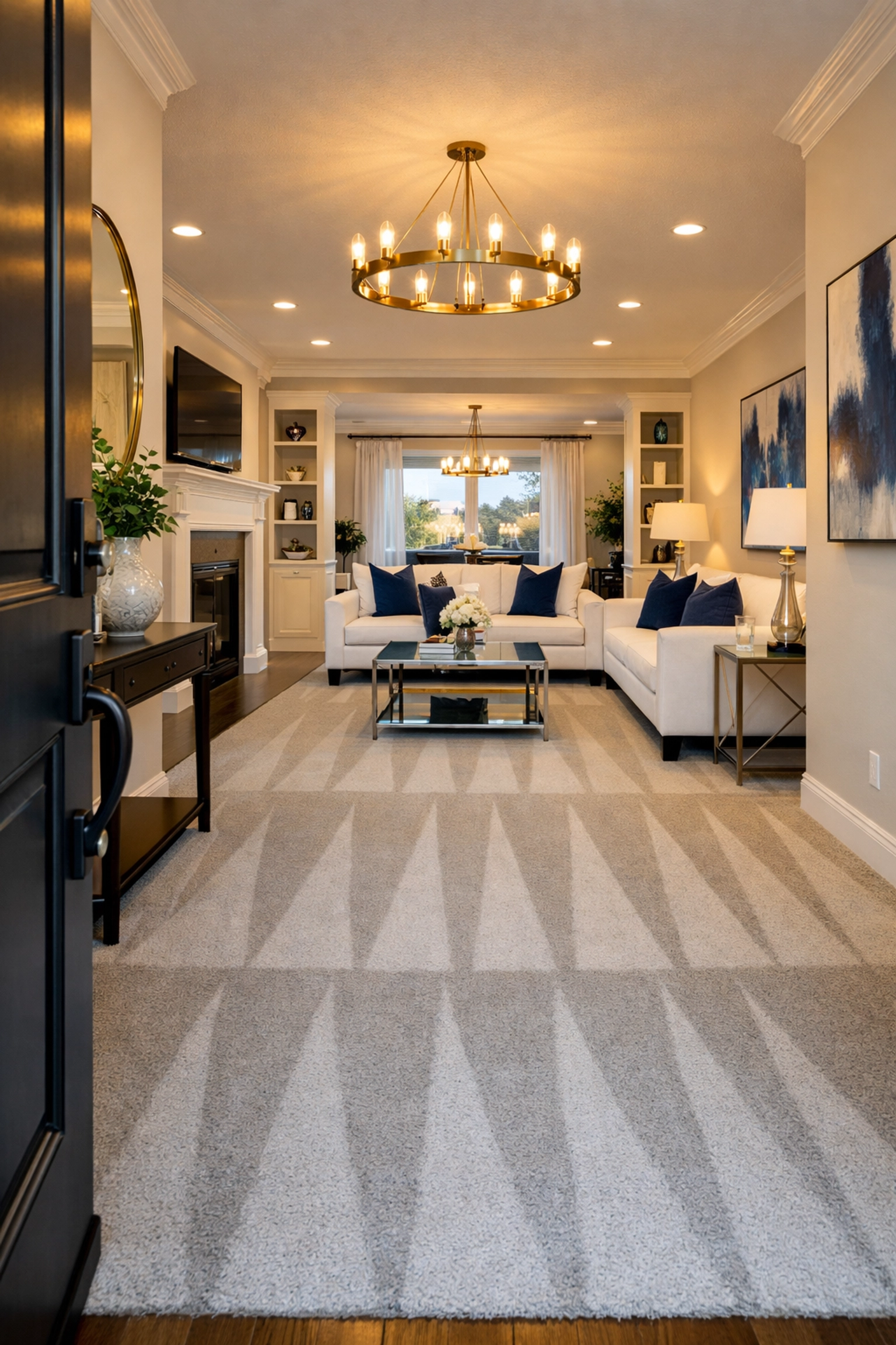 Clean and organized home entryway highlighting residential cleaning Blackstone MA results.