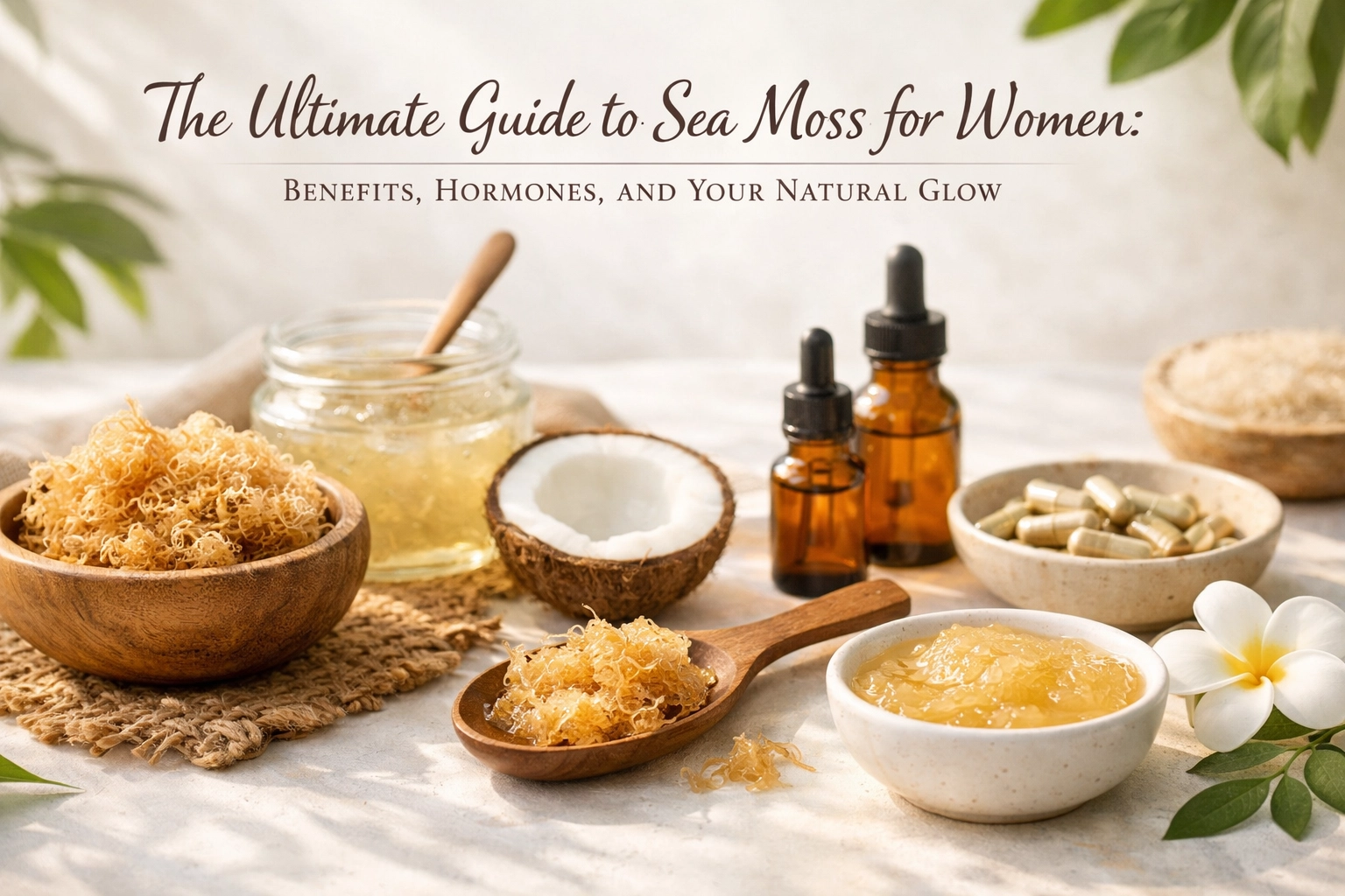 [HERO] The Ultimate Guide to Sea Moss for Women: Benefits, Hormones, and Your Natural Glow
