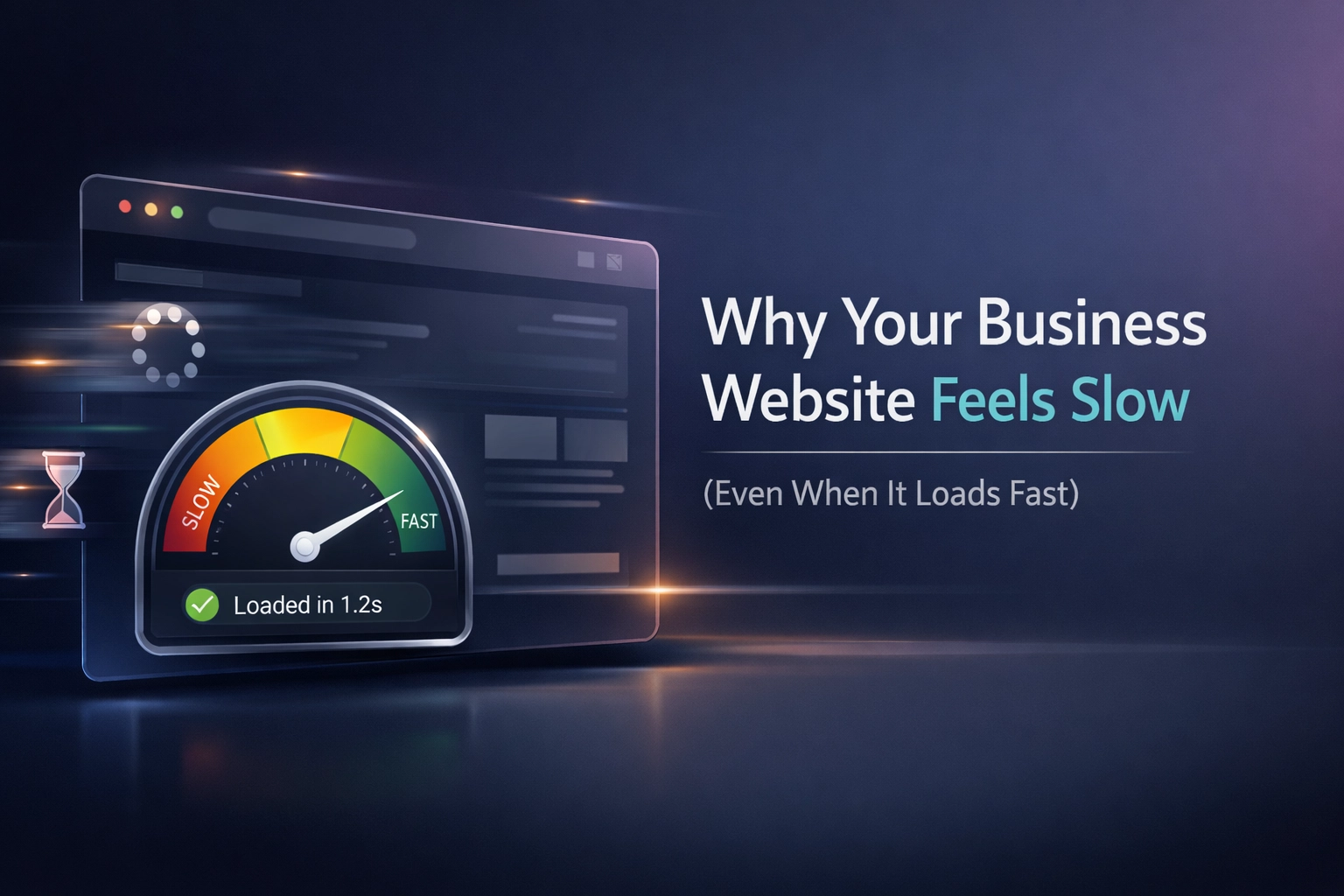 [HERO] Why Your Business Website Feels Slow (Even When It Loads Fast)