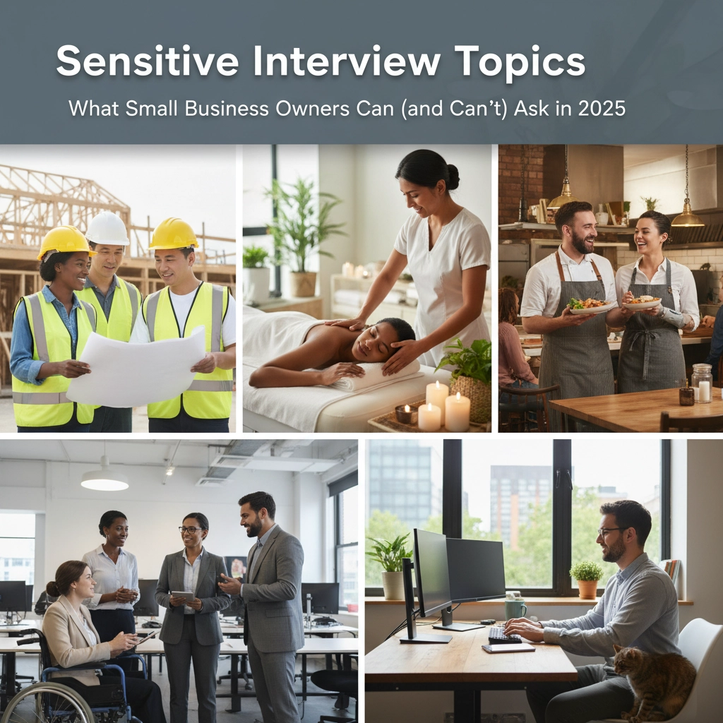Sensitive Interview Topics: What Small Business Owners Can (and Can't) Ask in 2025