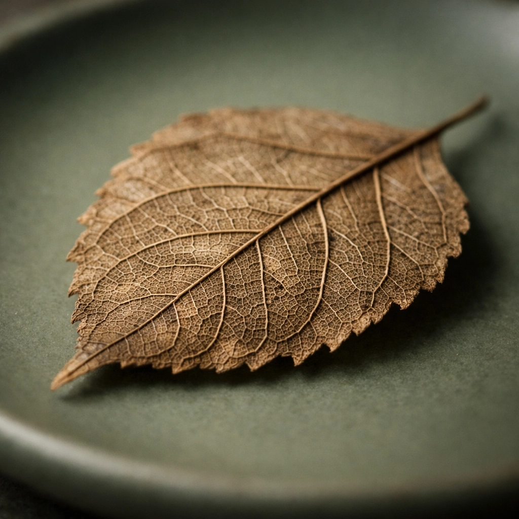 Detailed leaf patterns symbolizing somatic healing and chronic pain relief in St. Petersburg.