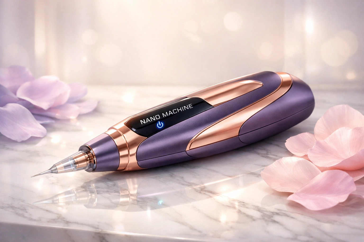 Luxury Nano Machine device for precise, trauma-free Nano Brows and permanent makeup at Blush On The Daley.