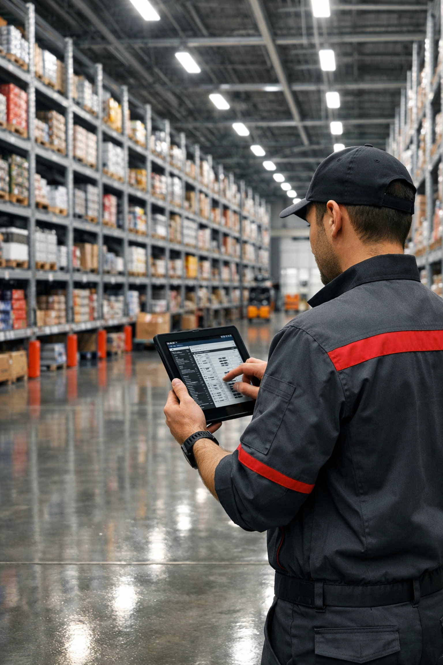 Professional inventory management in a modern Hertford warehouse and fulfilment center.