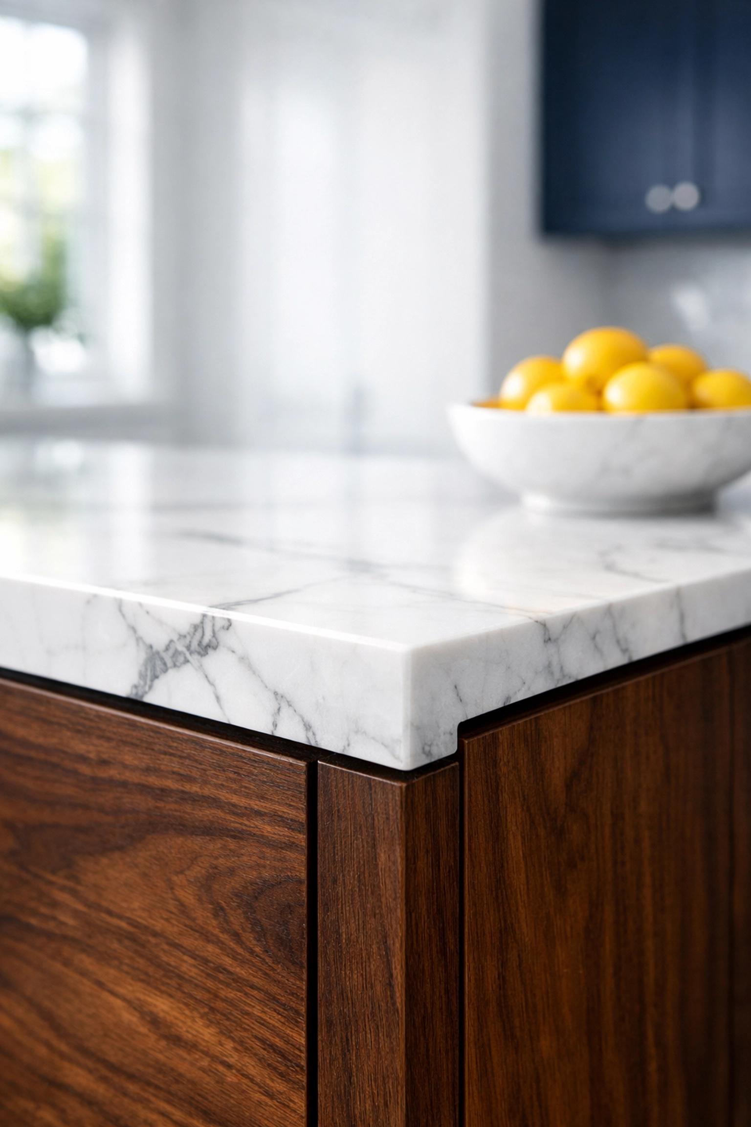 Professional Massachusetts deep cleaning for premium marble and wood kitchen surfaces.