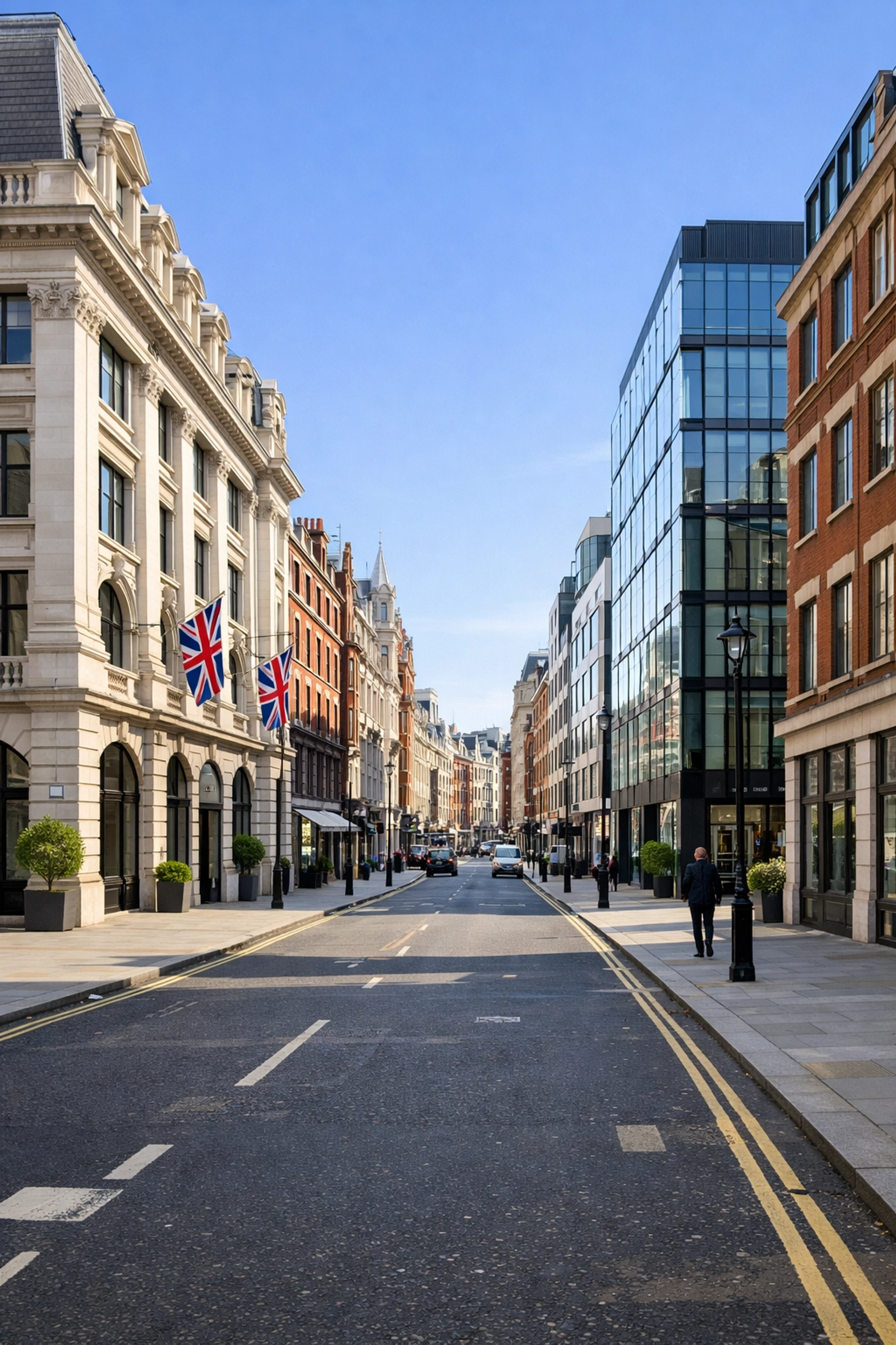 KGFM Ltd security services headquarters located at Tottenham Court Road in Fitzrovia, London.