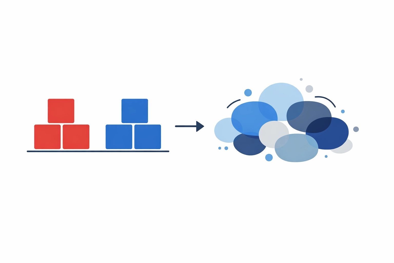 Modern illustration showing the shift from partisan labels to values-based voter targeting data.