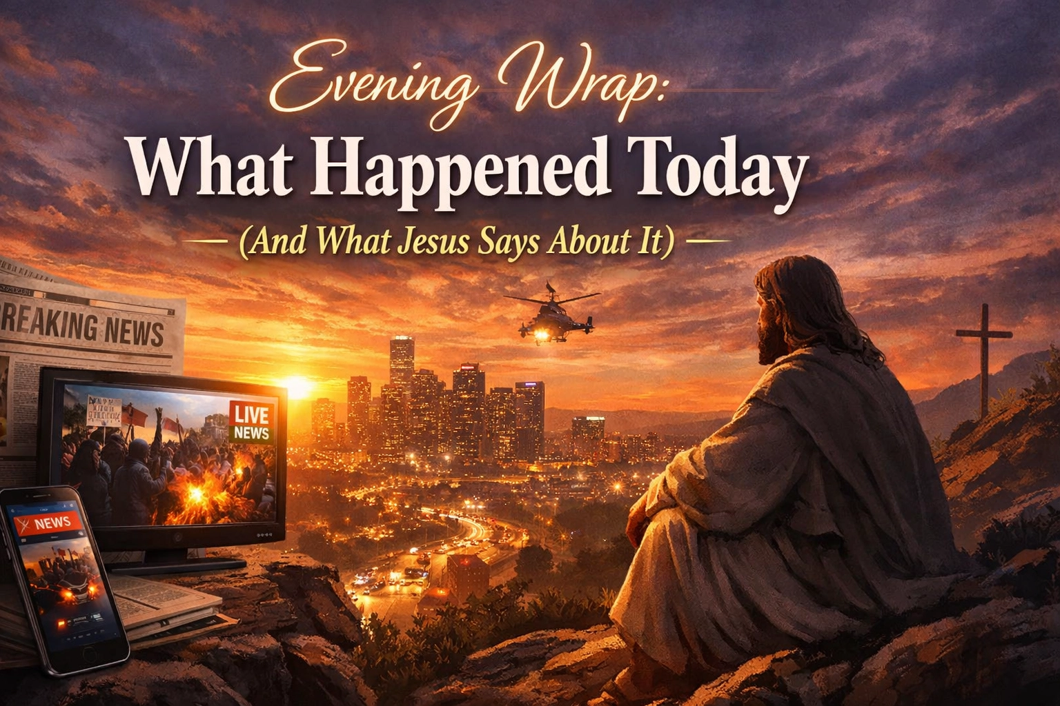 [HERO] Evening Wrap: What Happened Today (And What Jesus Says About It)