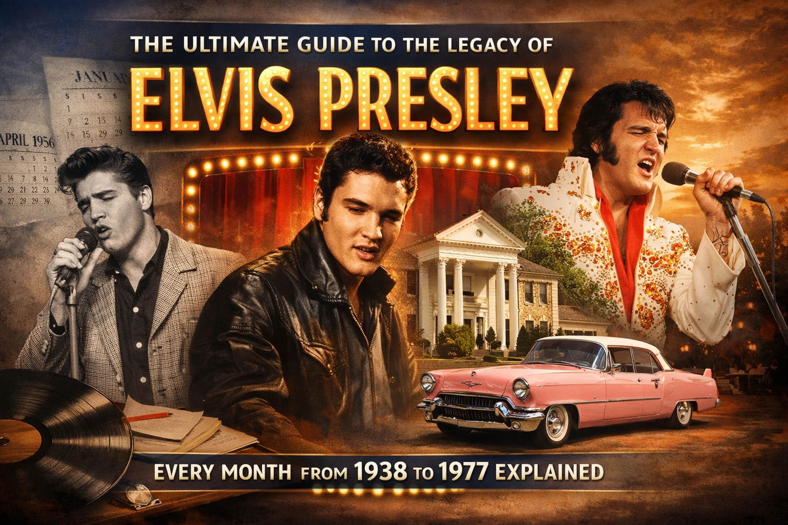 The Ultimate Guide to the Legacy of Elvis Presley: Every Month from 1938 to 1977 Explained