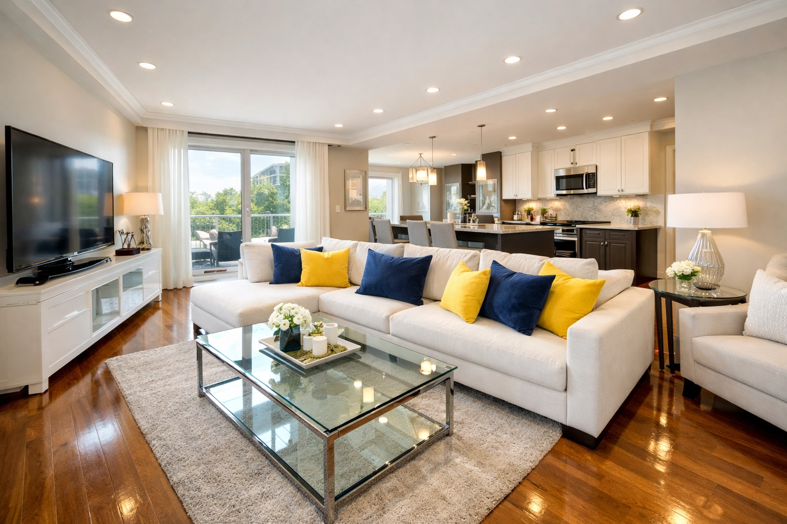 Spotless luxury apartment in Leominster, demonstrating the benefits of professional apartment cleaning services.