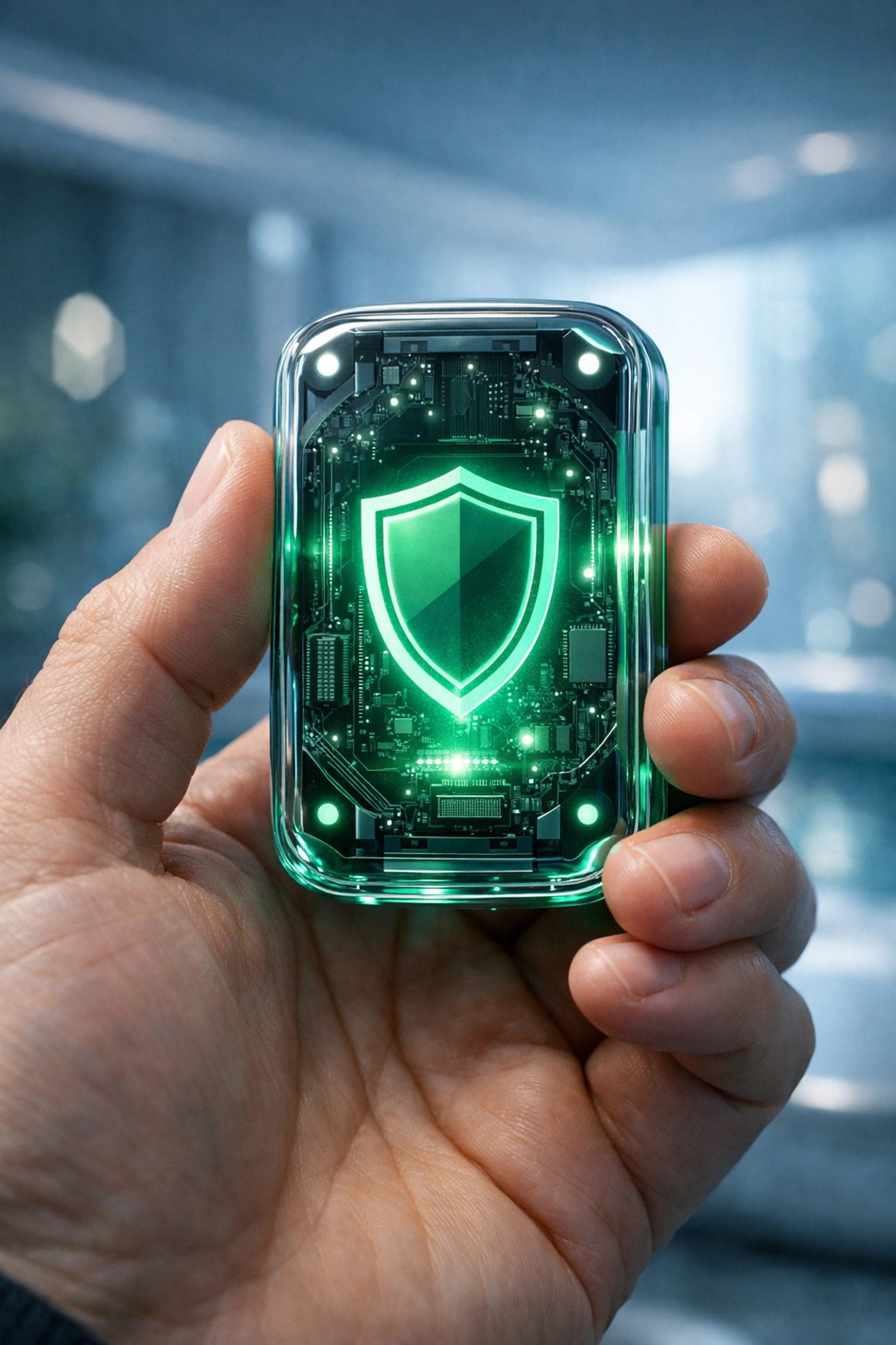 Secure self-custody crypto wallet device representing financial control in the Larecoin ecosystem.