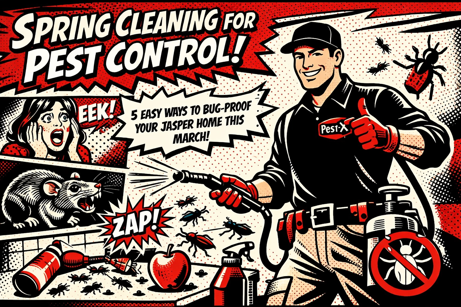 [HERO] Spring Cleaning for Pest Control: 5 Easy Ways to Bug-Proof Your Jasper Home This March