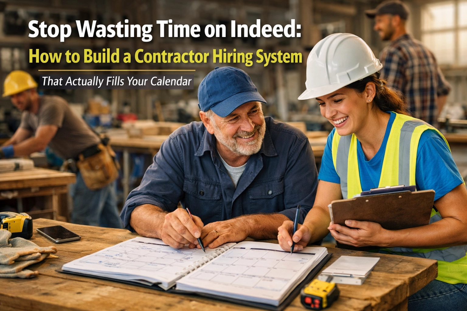 Stop Wasting Time on Indeed: How to Build a Contractor Hiring System That Actually Fills Your Calendar
