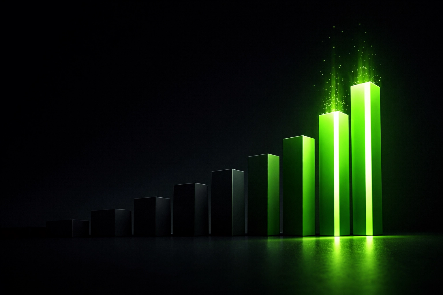 Rising digital pillars showing SEO ranking growth for real estate agencies in Jefferson City, MO.