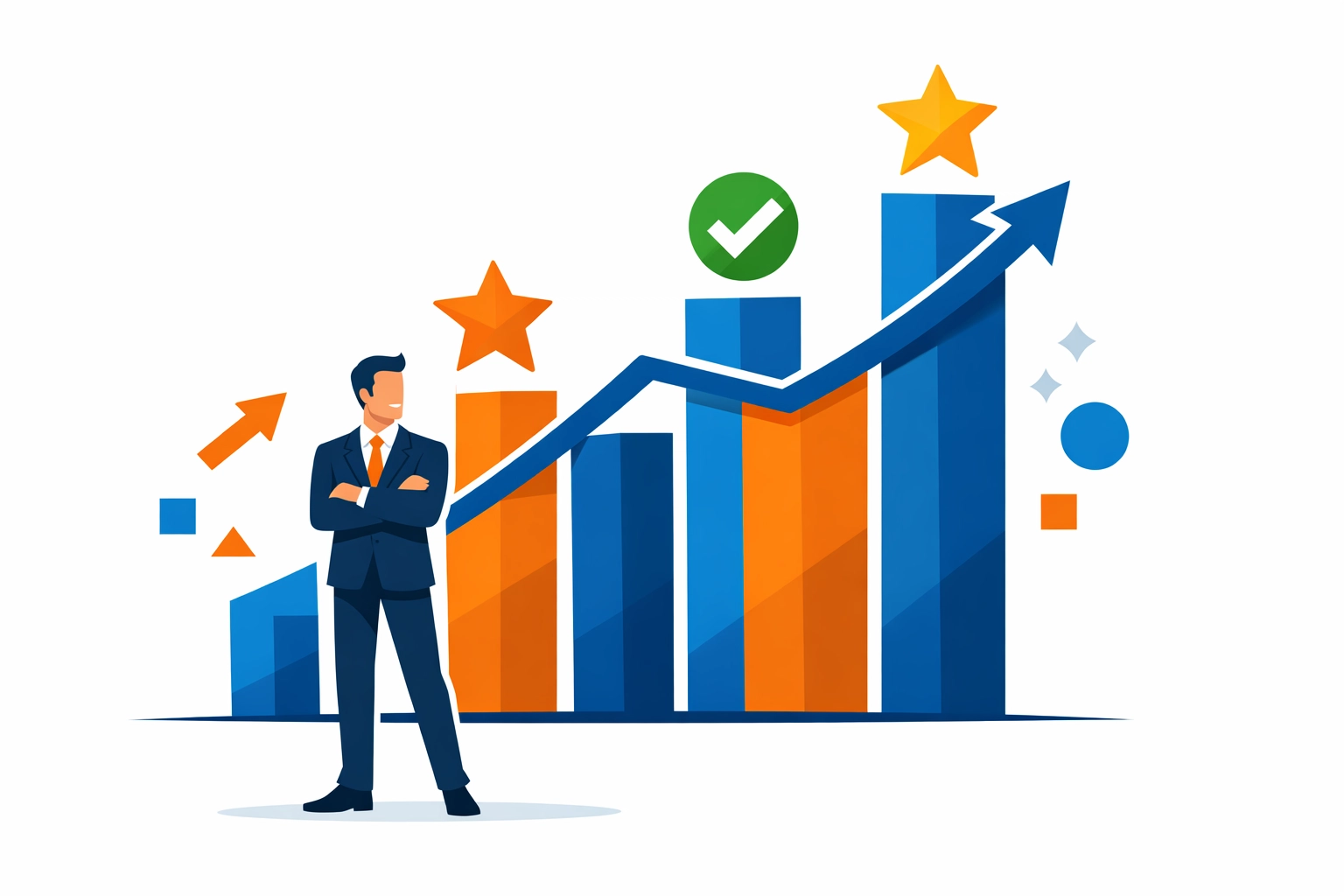 Dashboard tracking ROI and performance metrics for strategic custom eLearning development success.