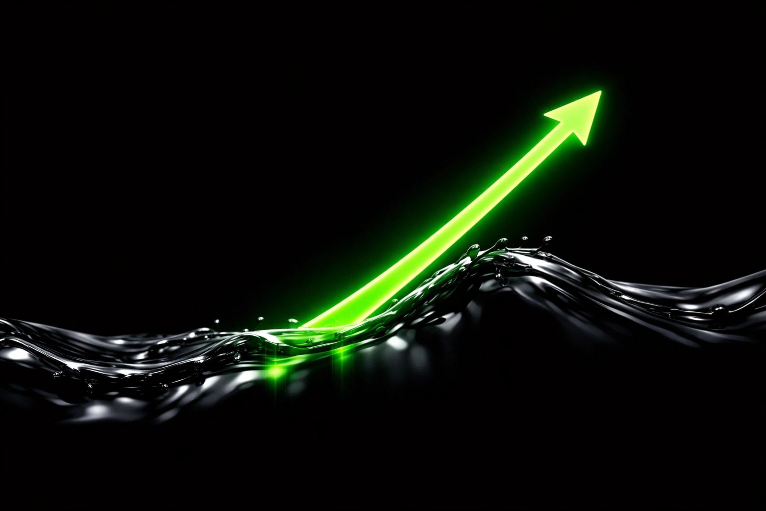 Growth arrow over water representing business potential for Water Damage Restoration Jefferson City MO.