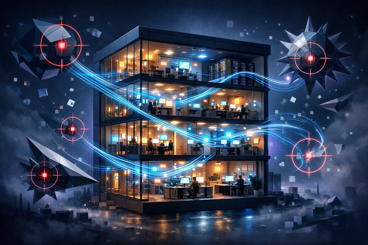 Small business office targeted by cyber threats attempting to harvest sensitive company data