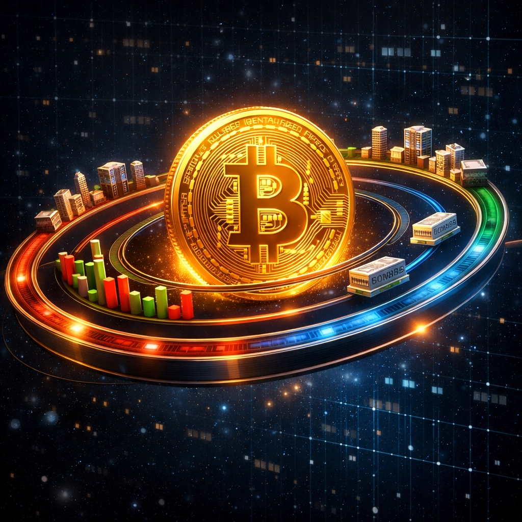 Bitcoin as core asset in diversified institutional investment portfolio strategy