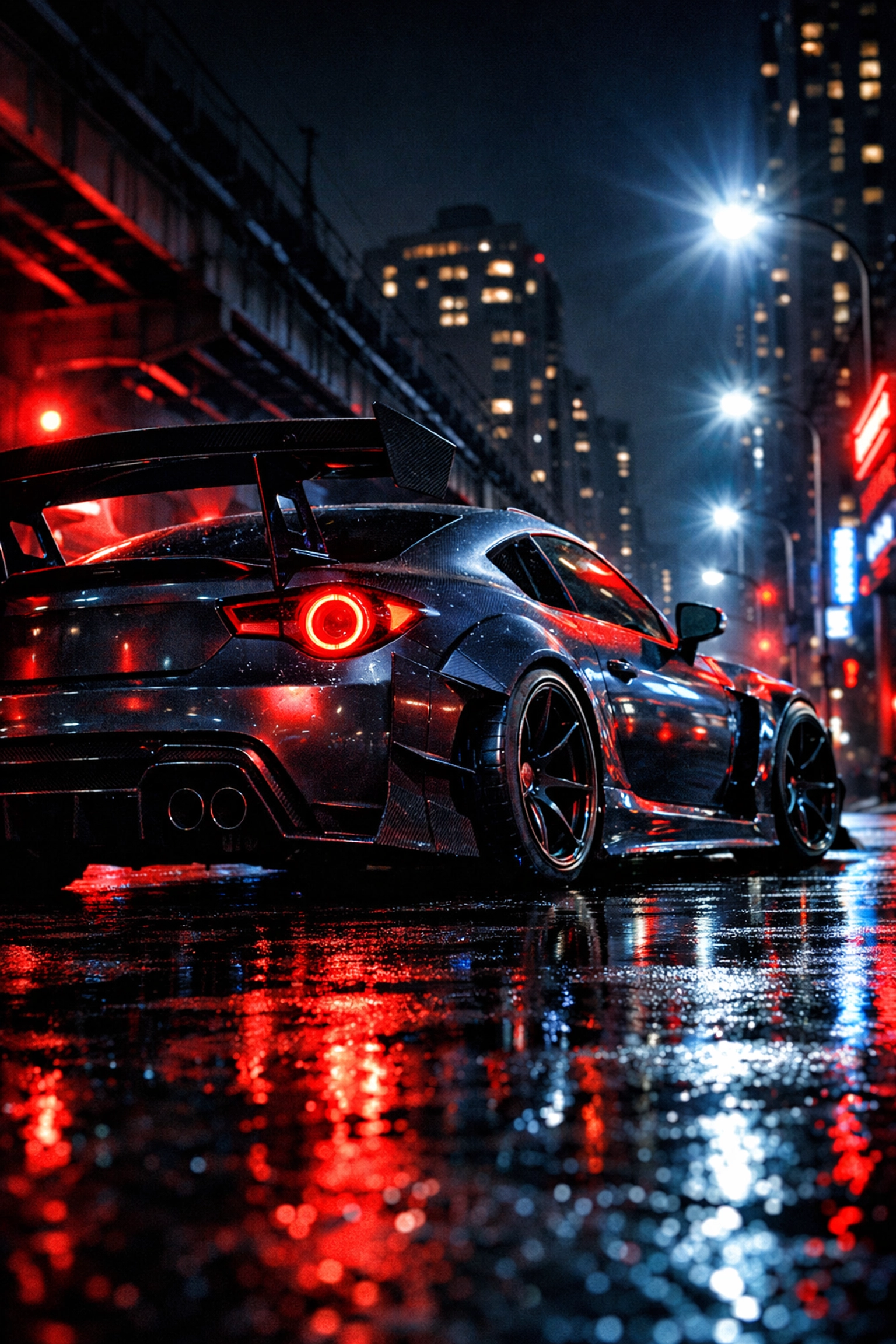 High-tech car security system protecting a custom modified car in Chattanooga TN.