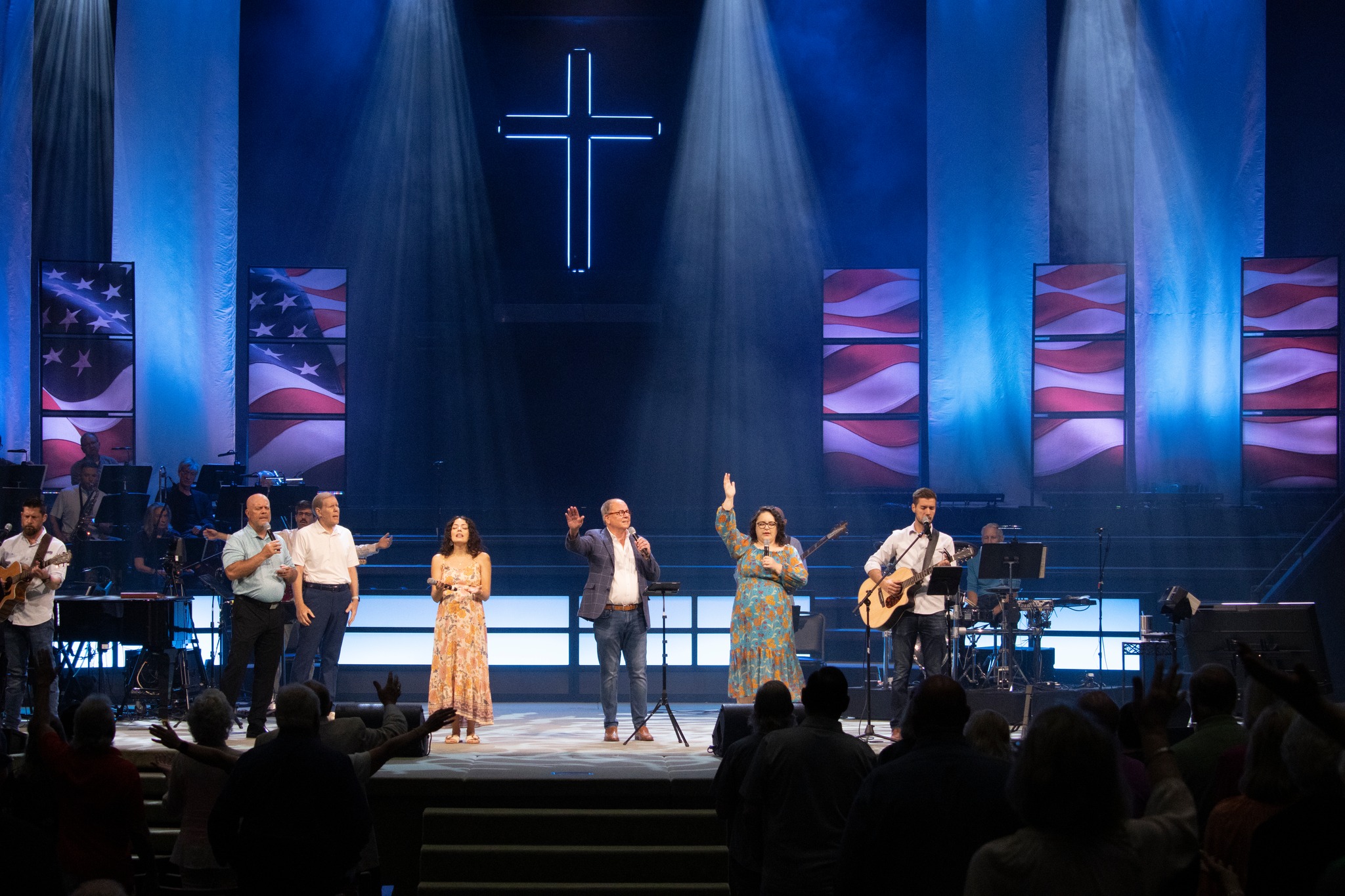 Worship Team Leading Praise at First Assembly Memphis