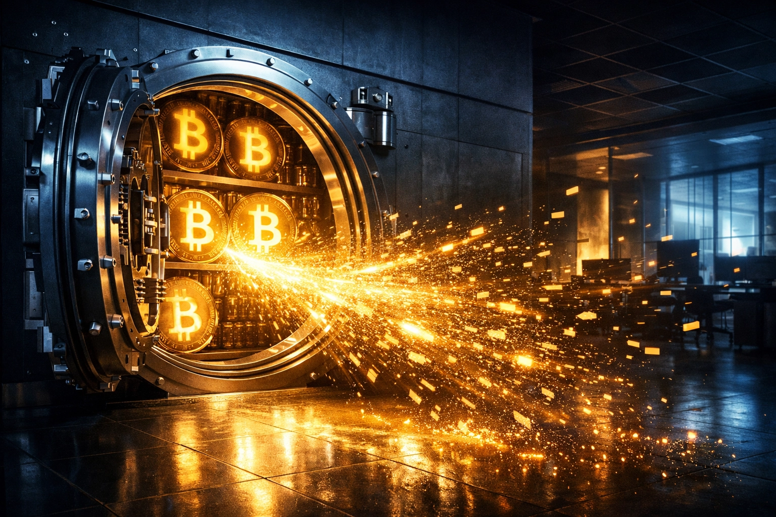 Bitcoin institutional money exodus representing $4.5 billion ETF outflows from cryptocurrency market