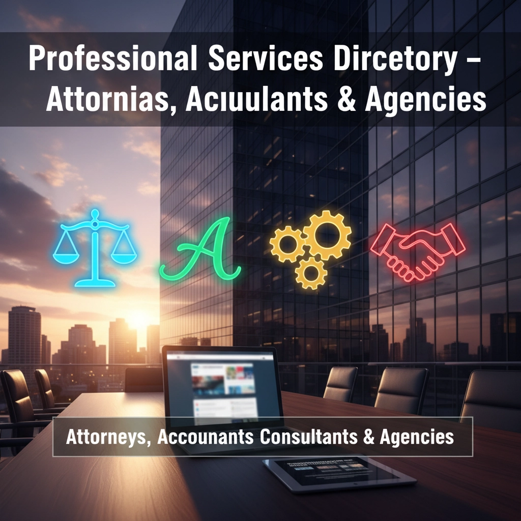 Professional Services Directory – Attorneys, Accountants, Consultants &amp; Agencies