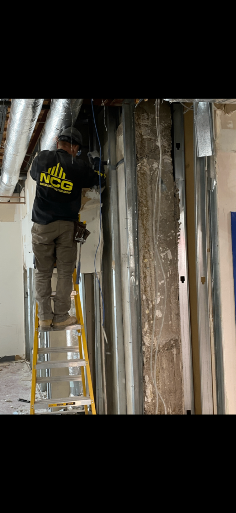 Interior Demolition Work by NCG Crew Member