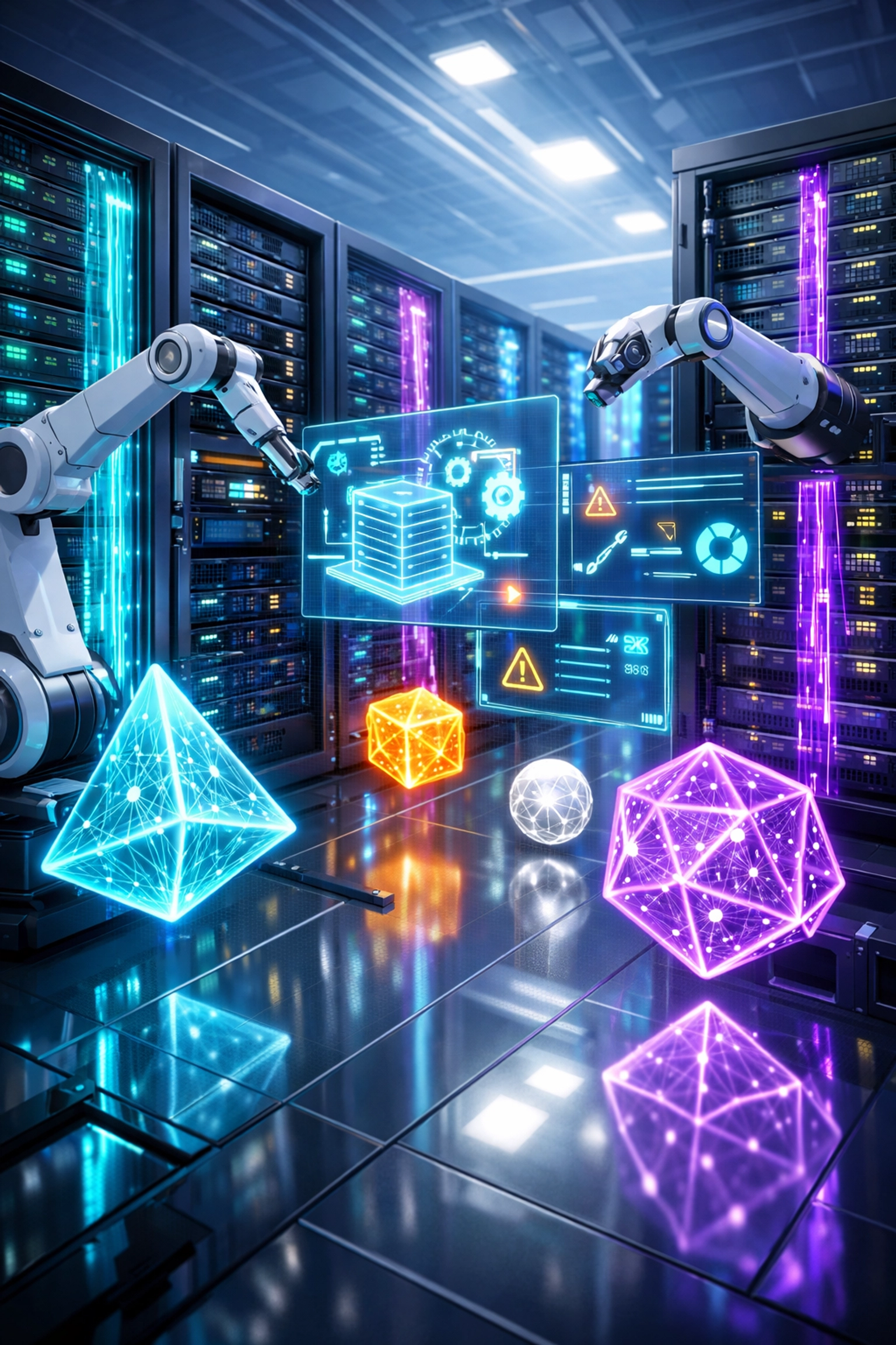 Autonomous AI agents performing automated remediation in ServiceNow ITOM infrastructure