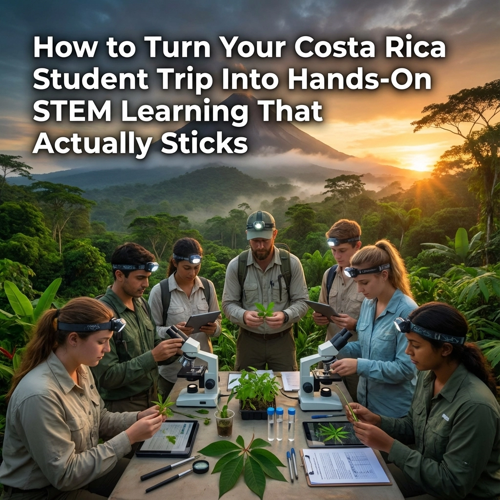How to Turn Your Costa Rica Student Trip Into Hands-On STEM Learning That Actually Sticks
