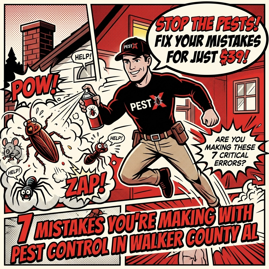 [HERO] 7 Mistakes You’re Making with Pest Control in Walker County AL (and How to Fix Them for Just $39)