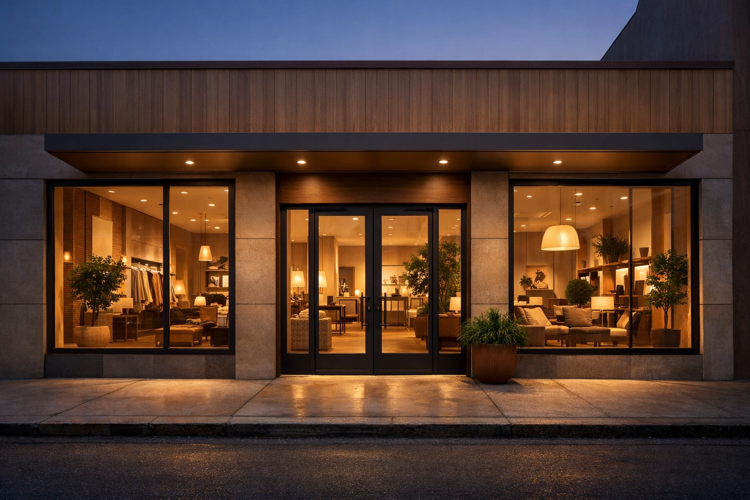 Professional storefront exterior optimized for Google Business Profile visibility