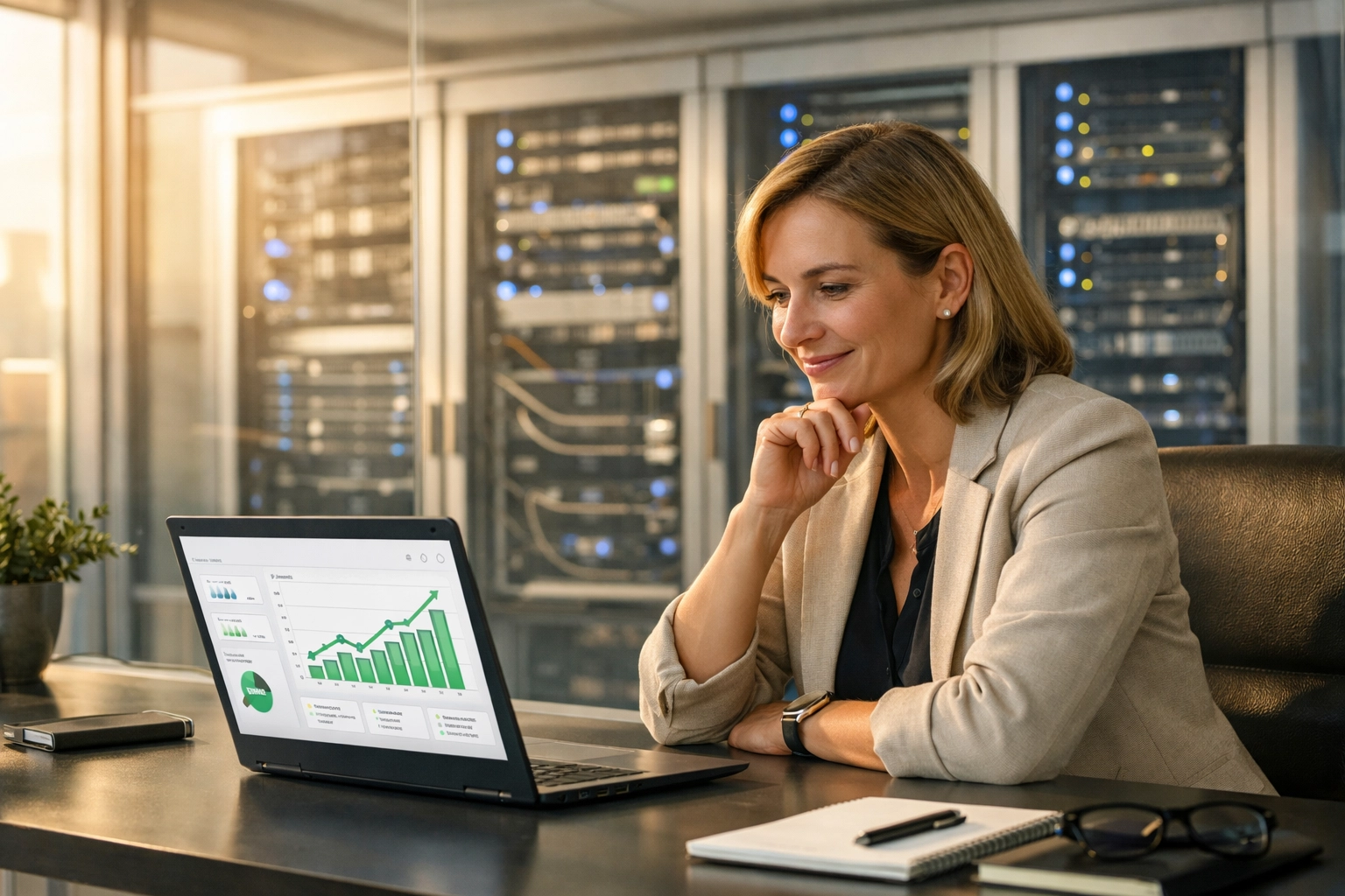 IT Director achieving operational excellence through a streamlined ServiceNow implementation and ITOM dashboard.