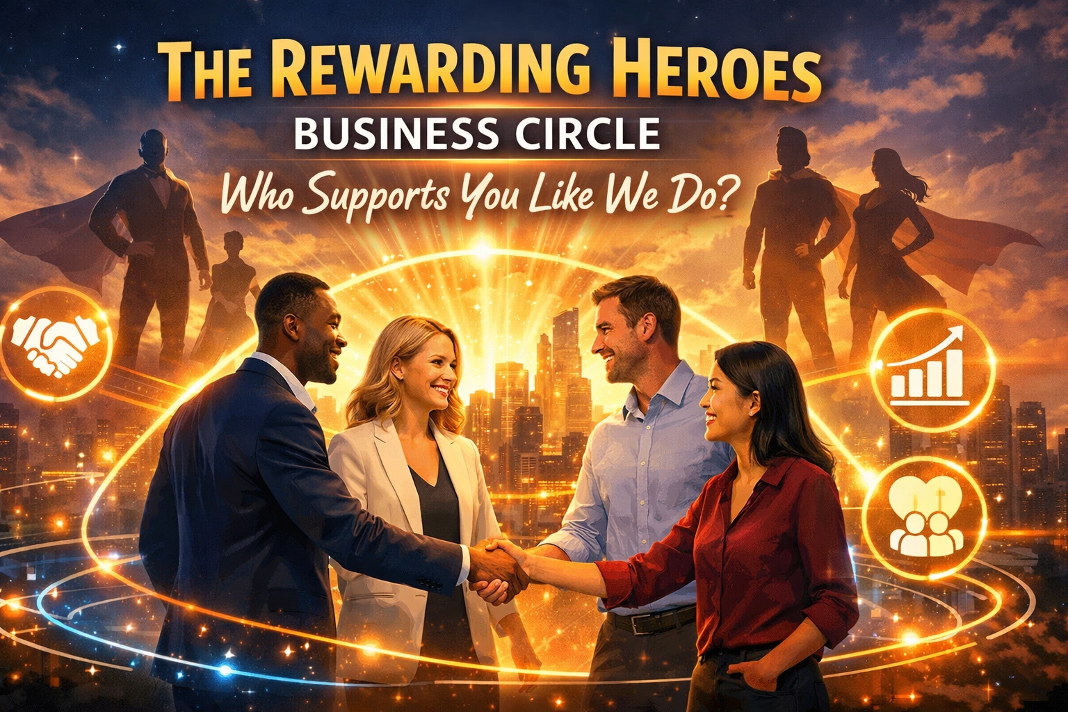[HERO] The Rewarding Heroes Business Circle: Who Supports You Like We Do?
