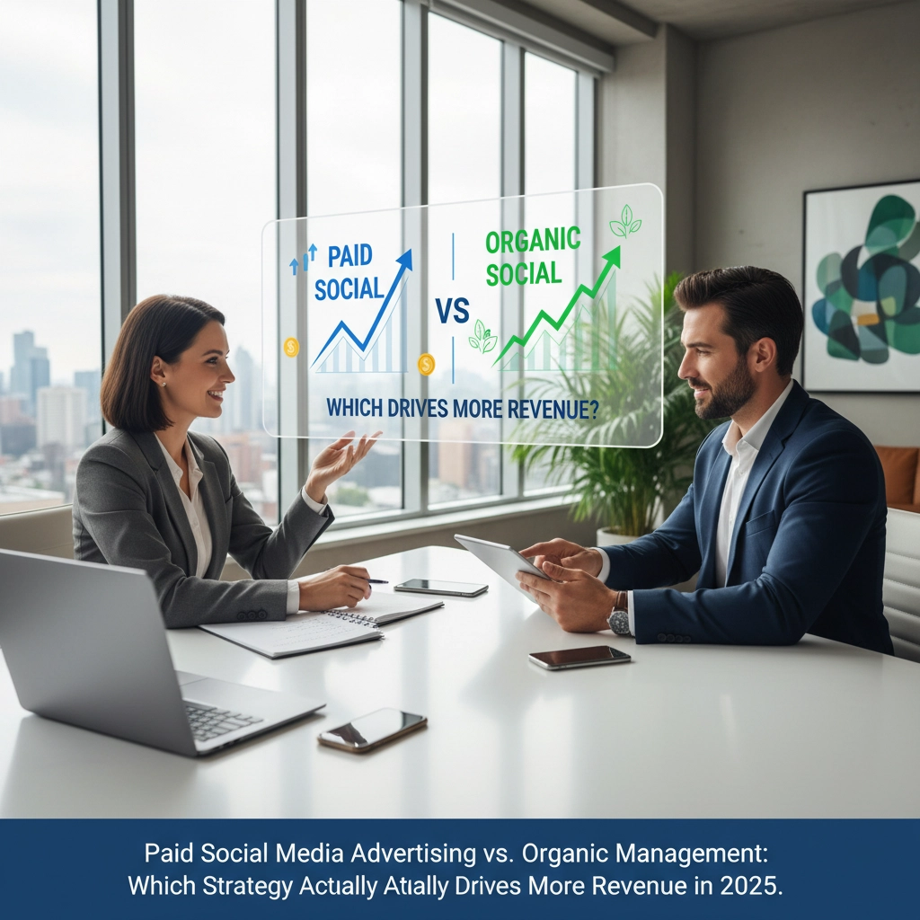 Paid Social Media Advertising vs. Organic Management: Which Strategy Actually Drives More Revenue in 2025?