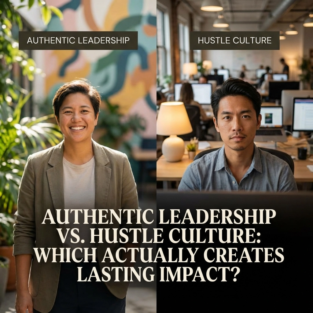 Authentic Leadership vs. Hustle Culture: Which Actually Creates Lasting Impact?