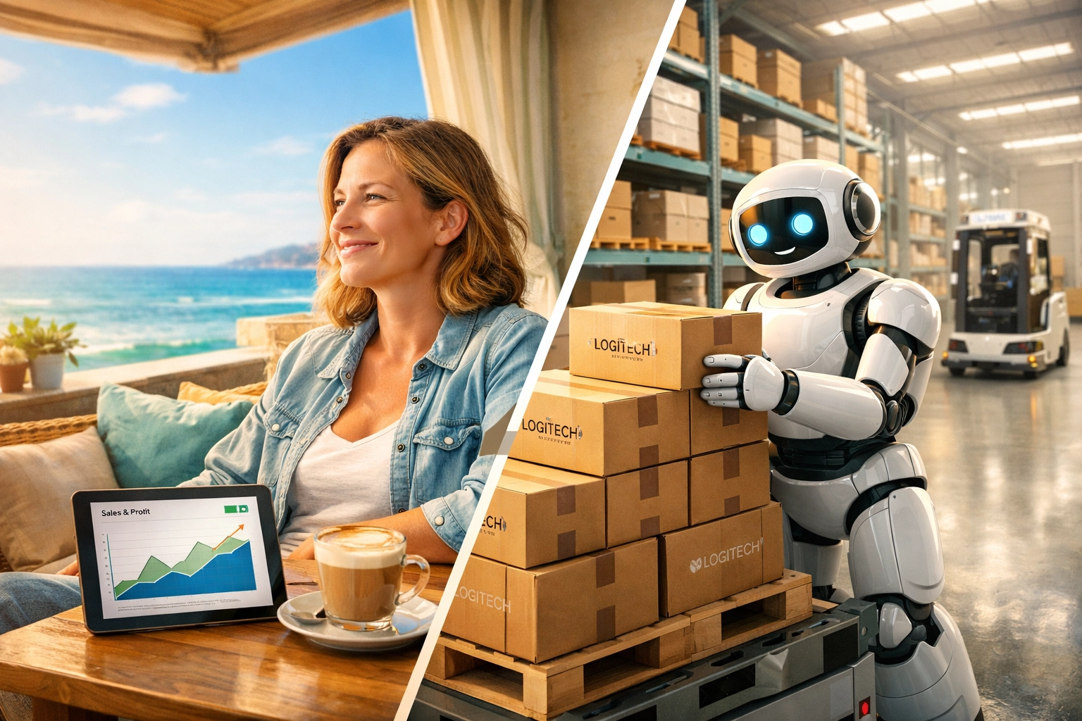 Scaling a reselling business with AI automation for higher profit margins and lifestyle freedom.