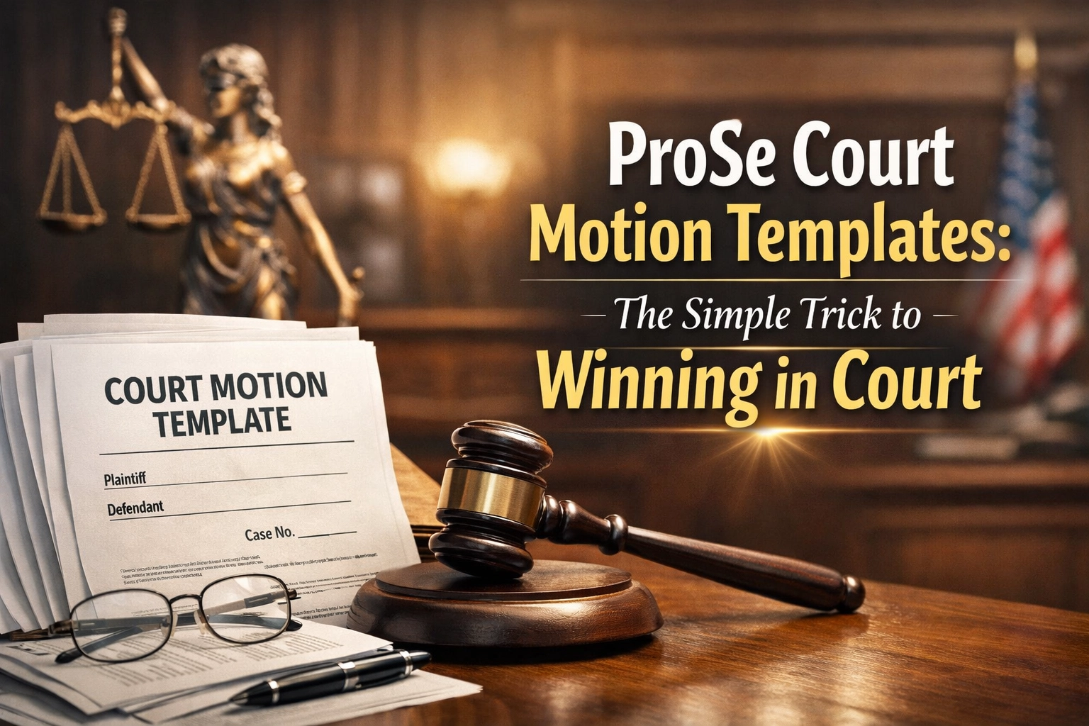 ProSe Court Motion Templates for winning a legal Motion
