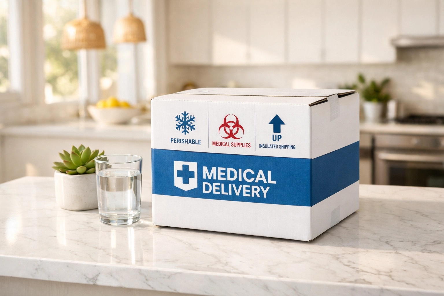 Secure temperature-controlled medical weight loss delivery for patients in California.