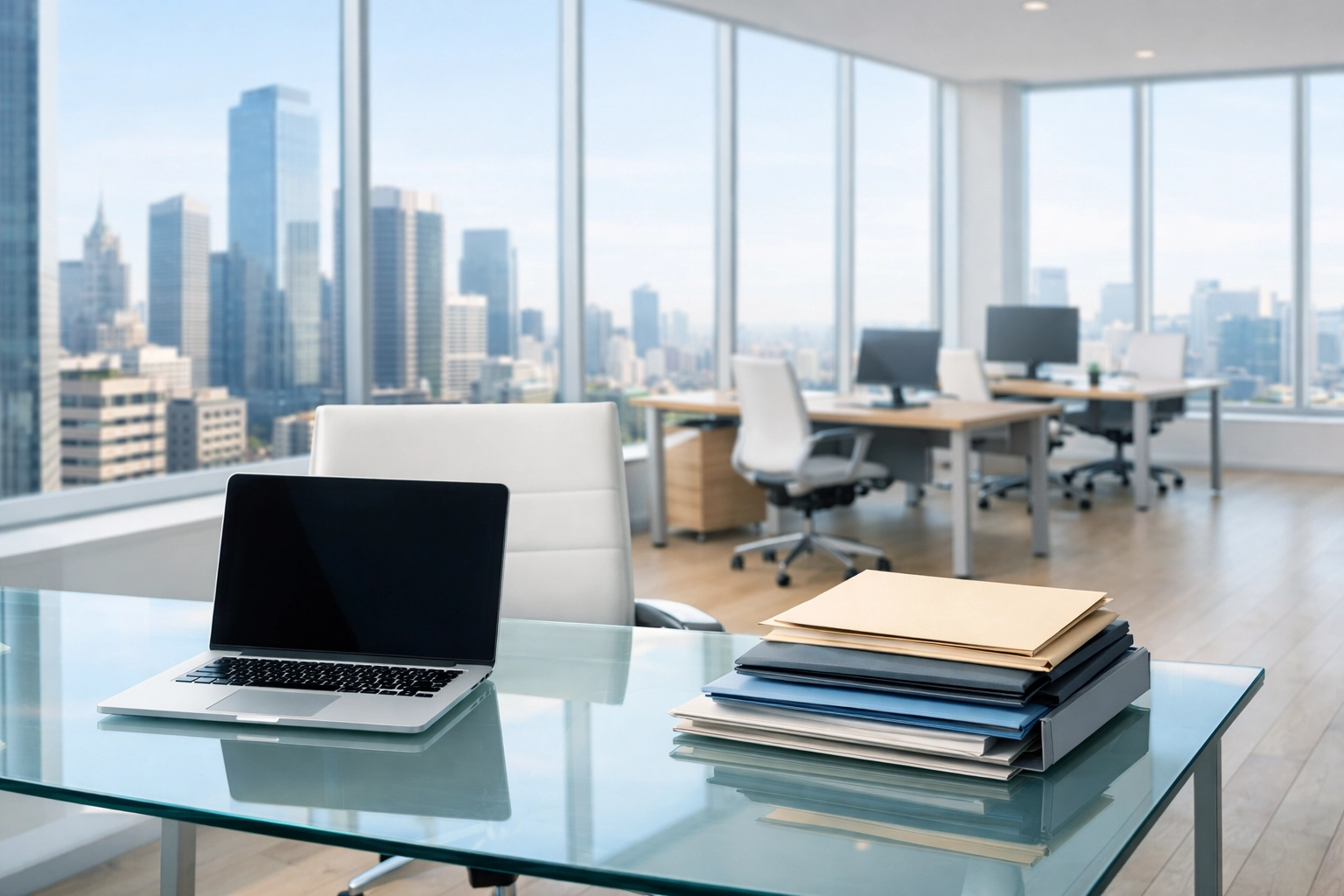 Modern tax office with expansion capacity showing scalable ERO services infrastructure