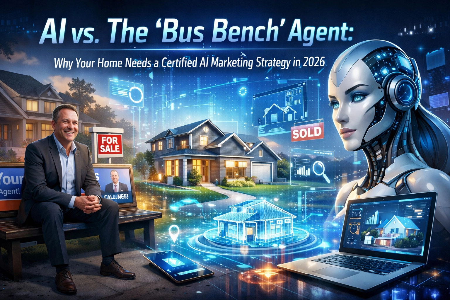 [HERO] AI vs. The 'Bus Bench' Agent: Why Your Home Needs a Certified AI Marketing Strategy in 2026