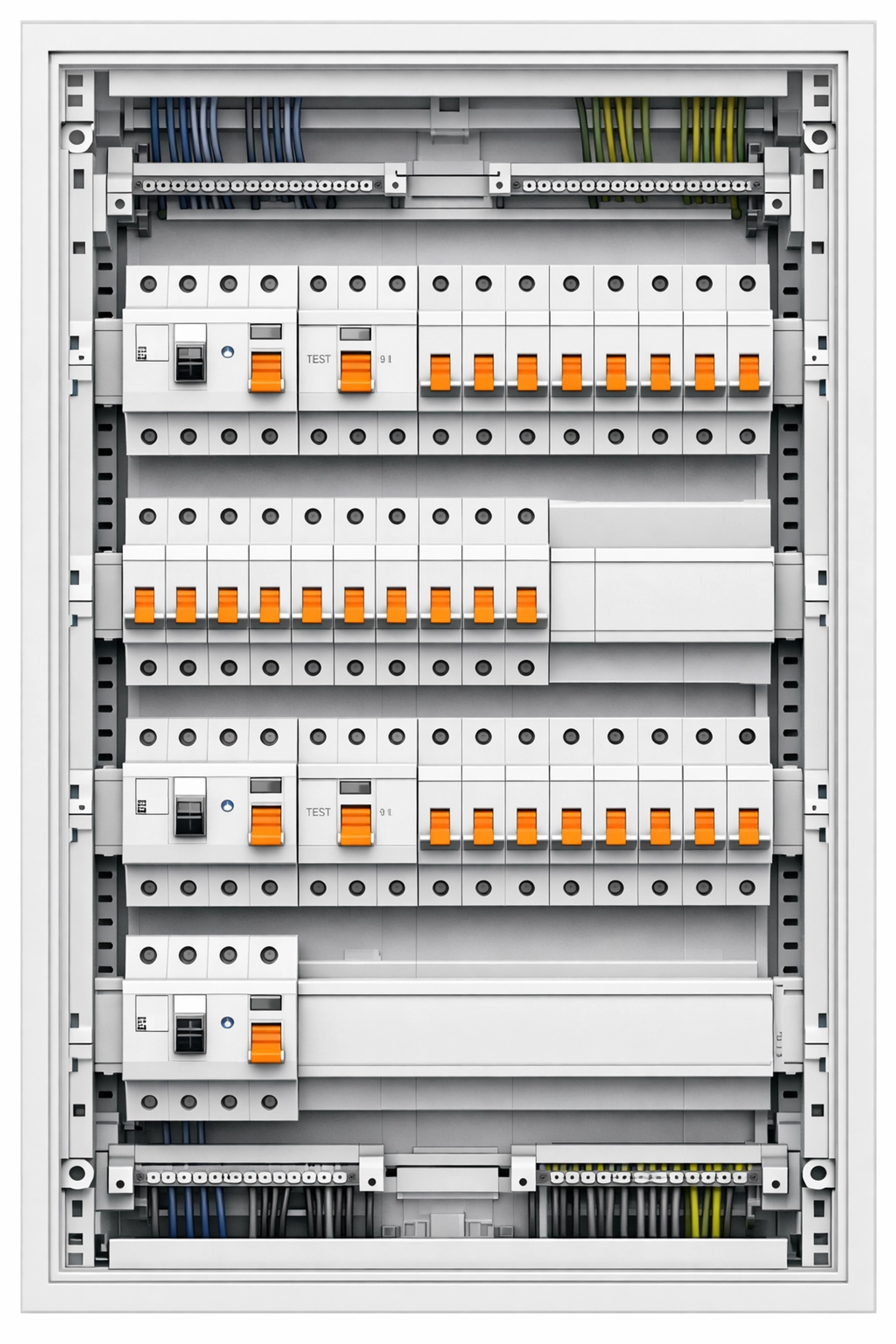 Optimierter Sicherungskasten für sichere und effiziente Elektroinstallationen in Wien.