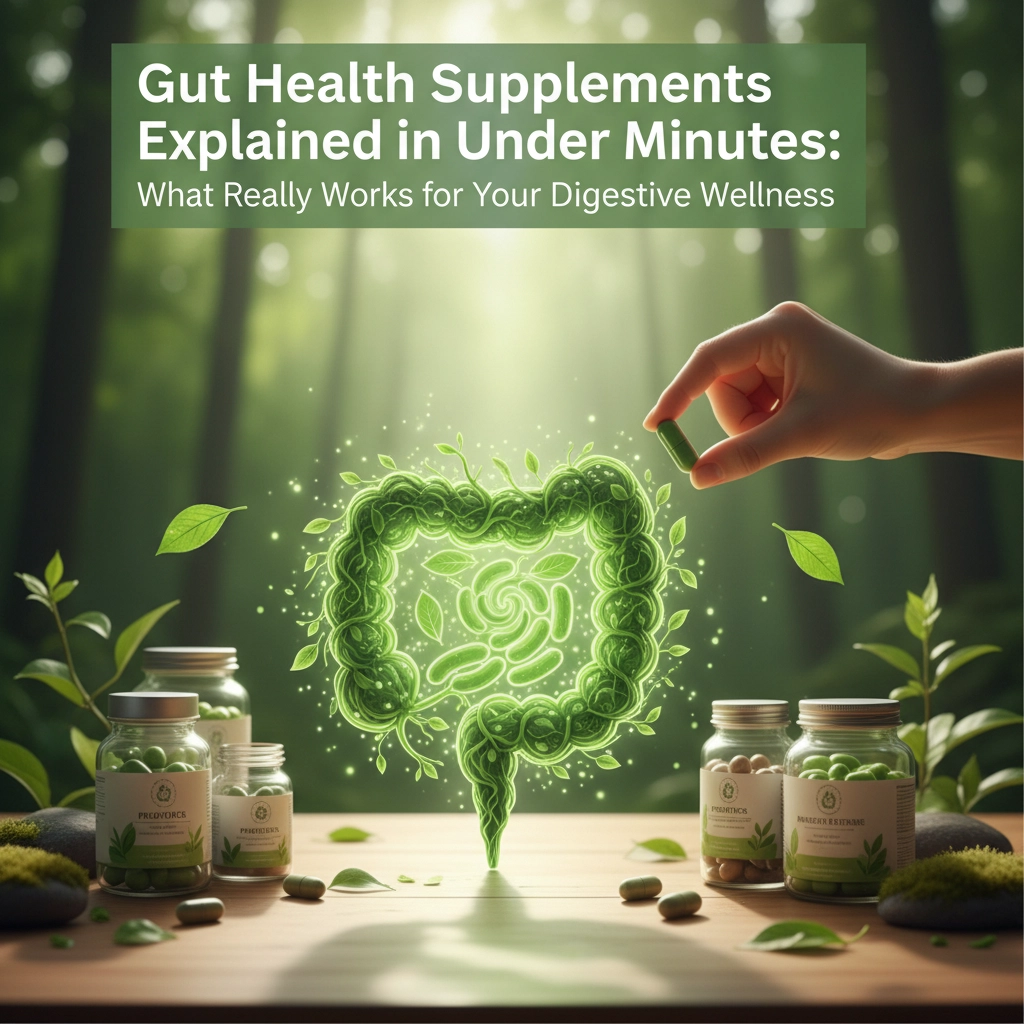 Gut Health Supplements Explained in Under 3 Minutes: What Really Works for Your Digestive Wellness